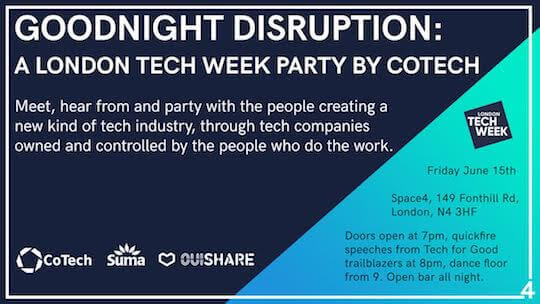 London Tech Week CoTech party