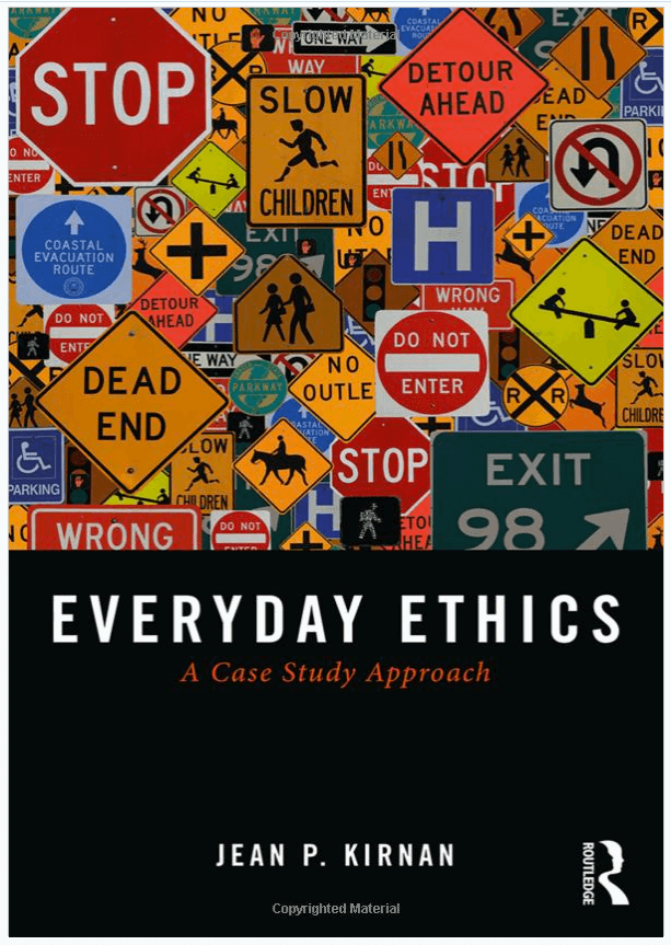 The front cover of the book "Everyday Ethics"